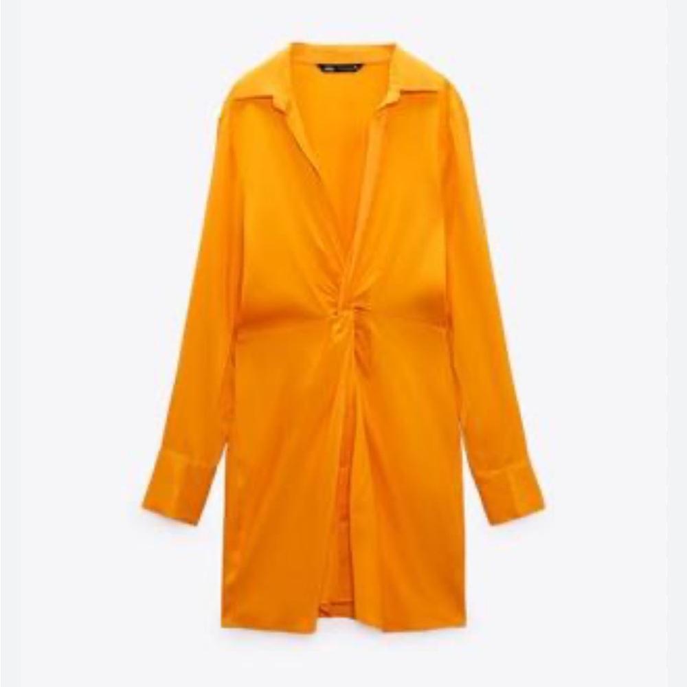 Silk Orange Zara dress